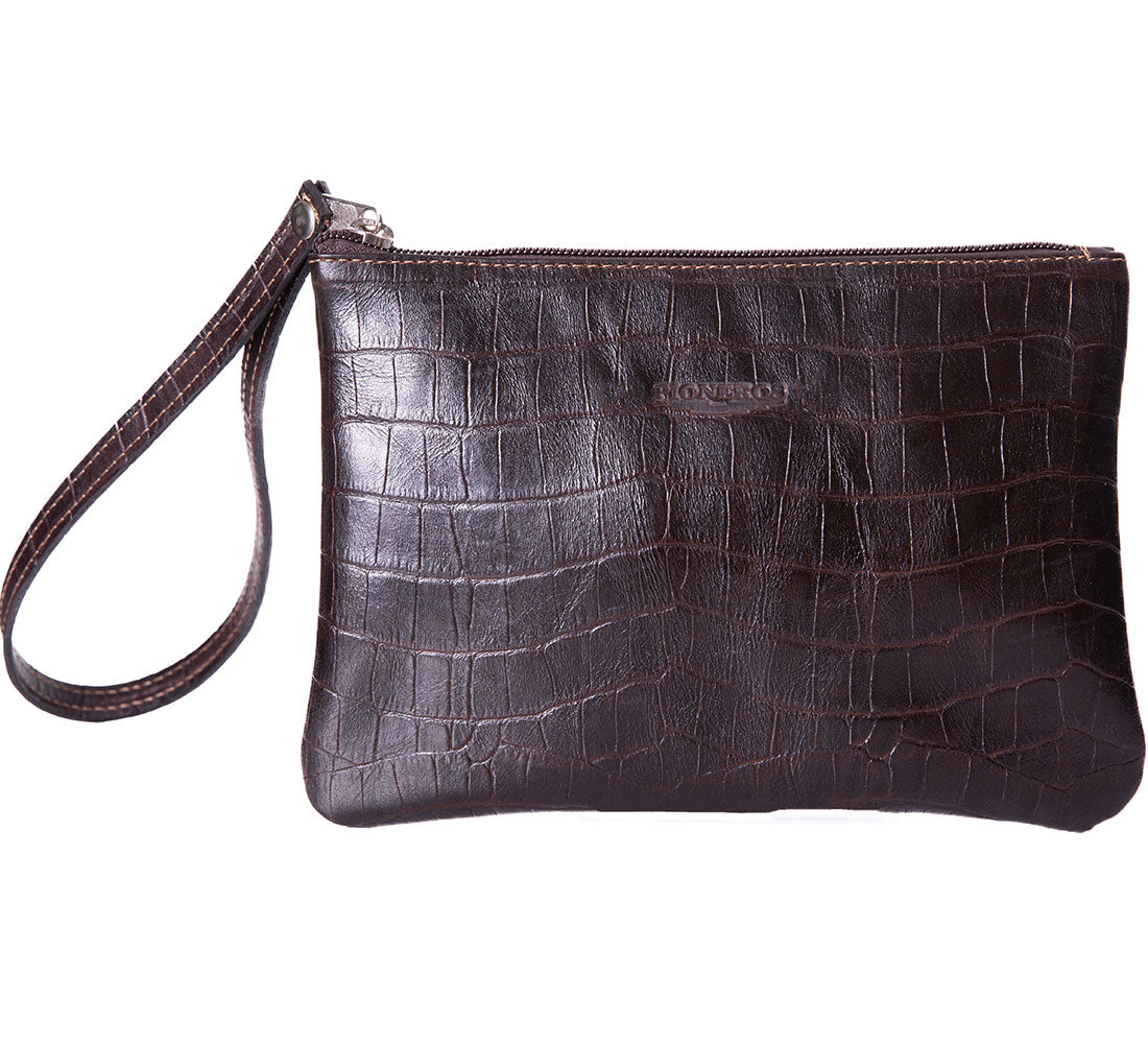 Croc clutch cheap bag